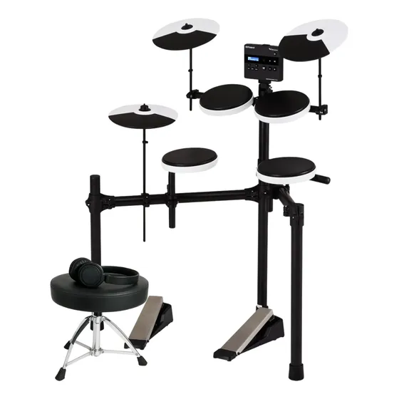 Bateria Eletrônica V Drums Roland Td-02k 7 Pads + Banco Fone