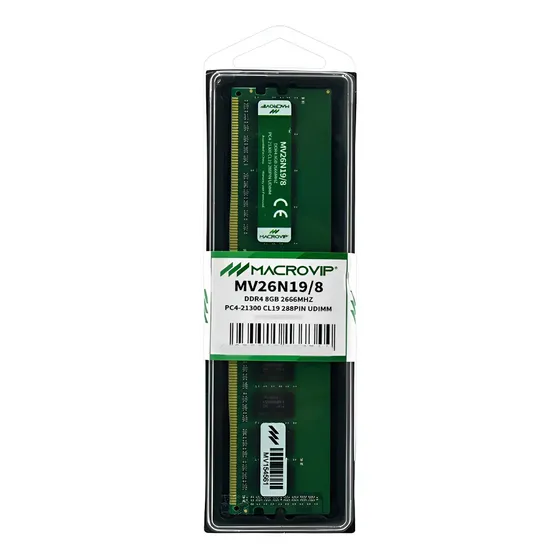 Memória RAM Macrovip 8GB DDR4 2666MHz para PC