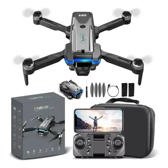 Drone S8s Pro Max Motor Brushles Camera Hd 4k 2 Baterias Top