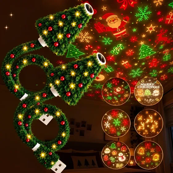 Qx. Projetor Led Usb Para A Noite De Natal 6 Padrões De , Qx. Projetor Led Usb Para A Noite De Natal 6 Padrões De ,