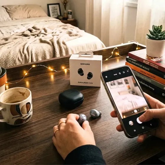 Fone Bluetooth Samsung Galaxy Buds Core Preto