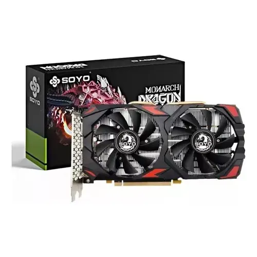 Placa De Vídeo - Soyo Radeon Rx580 8g, Gddr5 Nova