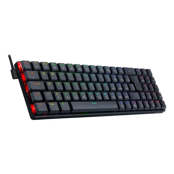 Redragon Ashe Rgb Preto Switch Azul