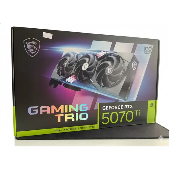 Placa De Vídeo Geforce Rtx 5070 Ti Gddr7 16gb Gaming Trio Oc