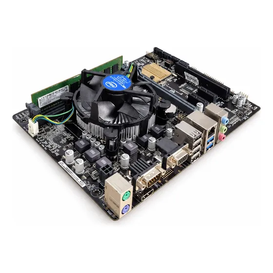 Kit Placa Mãe Asus H110m-c D3/br Core I3 6gb Hdmi + Cooler