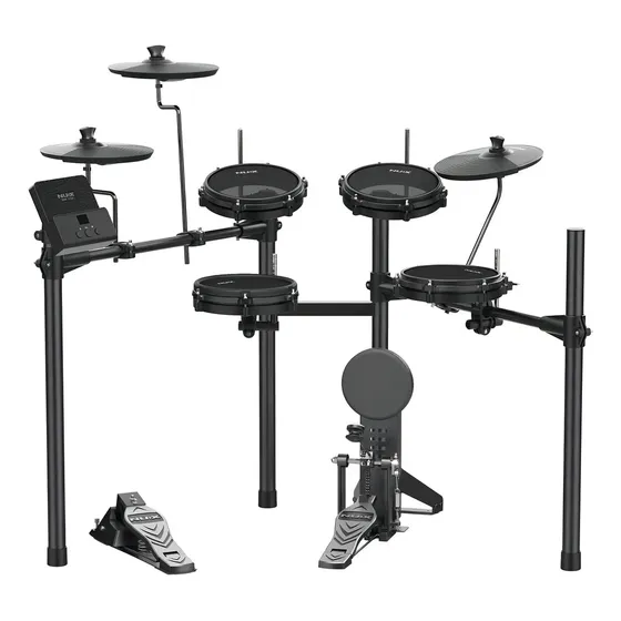 Bateria Eletrônica Nux Dm- 110 Pads Mesh Dual Zone Bluetooth