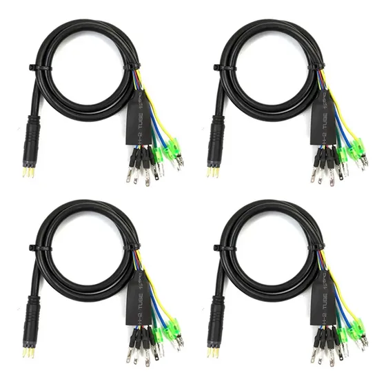 Cabo De Extensão De Conversão De Motor De 9 Pinos Para Bicicleta Elétrica De 60 Cm