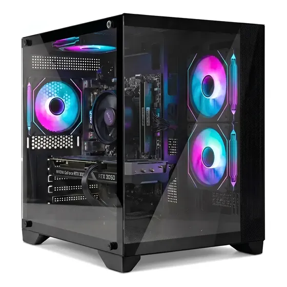 Pc Gamer Amd Aquario Ryzen 5 5500 Rtx3050 Ssd 480gb 16gb
