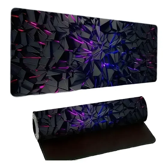 Mouse Pad Gamer Antiderrapante Para Computador Preto