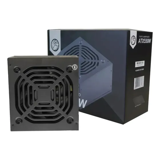 Fonte Atx 500w De Alimentação Para Pc Bpc/5530smt Cor Pret Preto