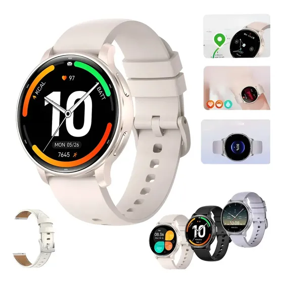 Smartwatch ESOYIP S02 GPS AMOLED com Chamada Bluetooth e Duas Pulseiras Smartwatch ESOYIP S02 GPS AMOLED com Chamada Bluetooth e Duas Pulseiras