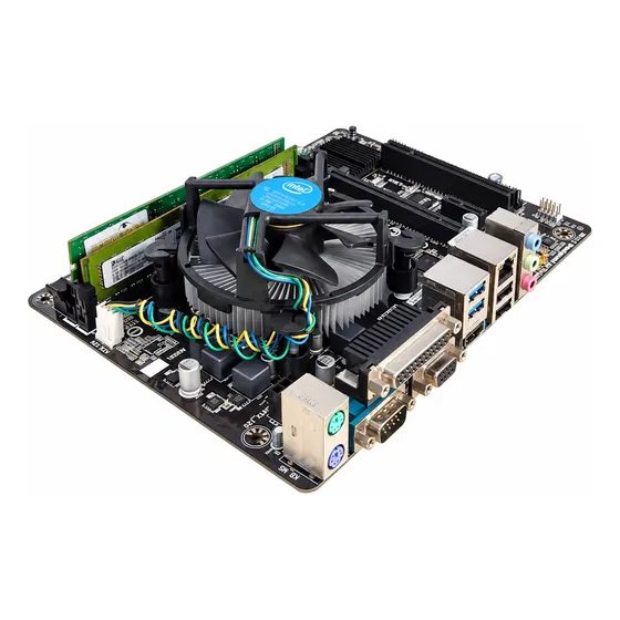 Kit Placa Mãe Gigabyte Gah81ms3ph Core I5 6gb Hdmi + Cooler
