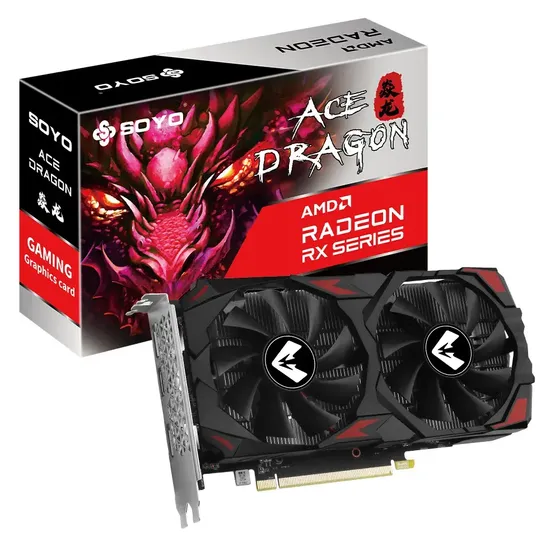 Placa De Vídeo Soyo Amd Radeon Rx580 8gb 256bit Gddr5 Game