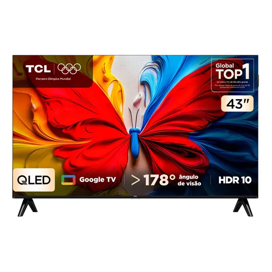 Smart Tv Tcl 43'' Qled Full Hd 43s5k Google Tv Hdr10 Smart Tv Tcl 43'' Qled Full Hd 43s5k Google Tv Hdr10