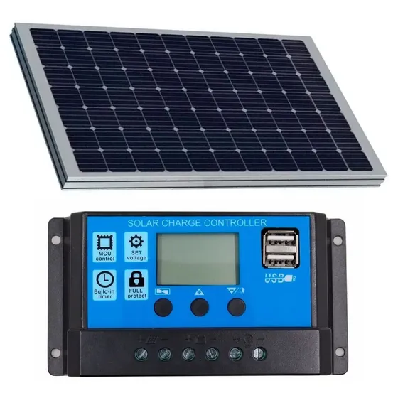 Kit Painel Placa Solar Fotovoltaica 10w + Controlador Kit Painel Placa Solar Fotovoltaica 10w + Controlador