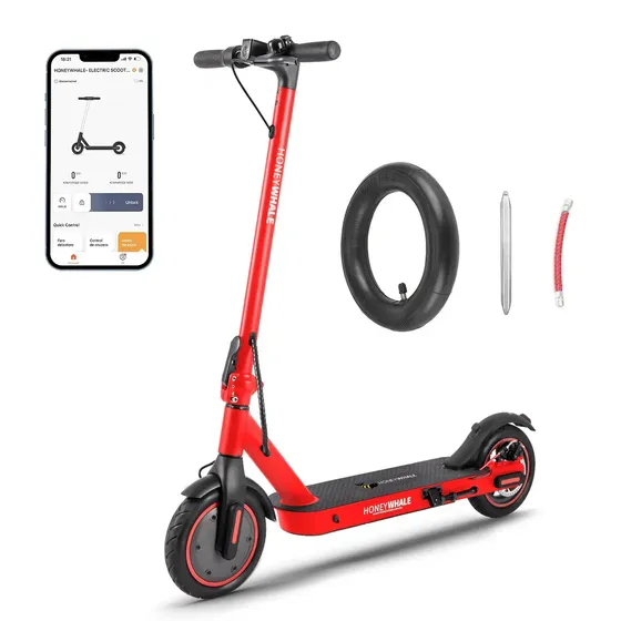 Patinete Elétrico Honeywhale M2 Pro Dobrável, 32 km/h, Para Adultos com App e Bluetooth Patinete Elétrico Honeywhale M2 Pro Dobrável, 32 km/h, Para Adultos com App e Bluetooth