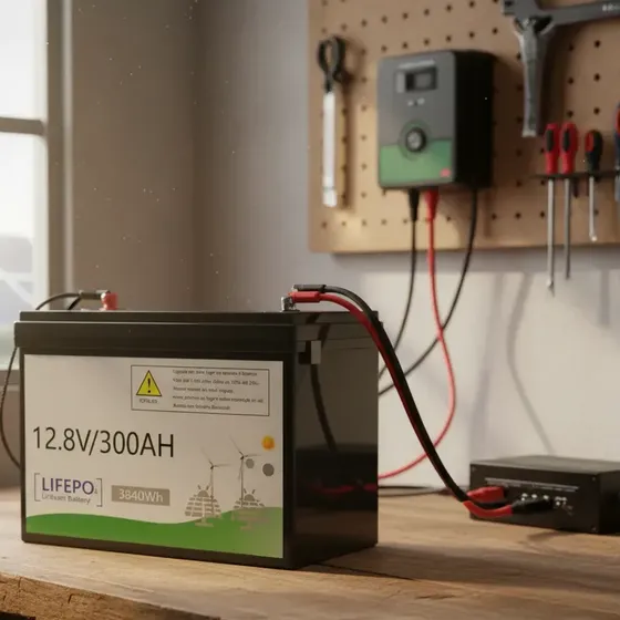 Bateria Solar Enershare Lfp Lítio 300ah 12v Lifepo4 Bateria Solar Enershare Lfp Lítio 300ah 12v Lifepo4