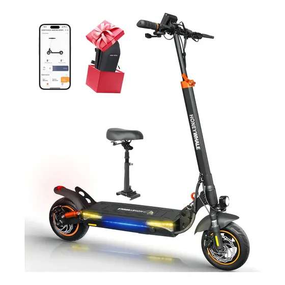 Patinete Elétrico Honeywhale T4A-5 para Adultos, com Motor de 750W e Autonomia de 35km