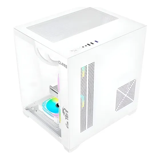 Gabinete Branco Gamer Mid Tower Para Placa Micro Atx / Itx