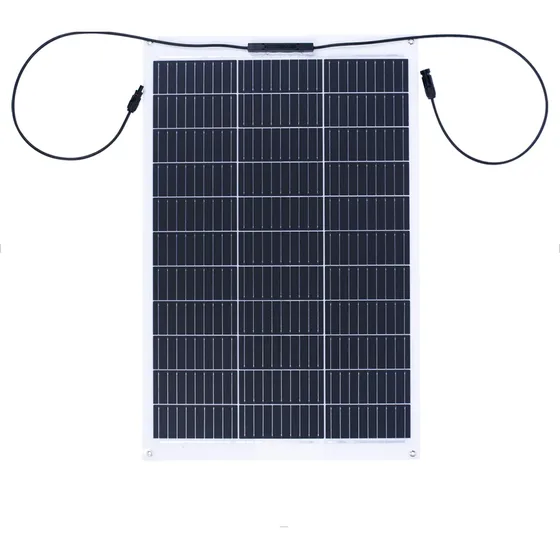 Dois Painés Placas Solares Fotovoltaico Flexível 140w Mono
