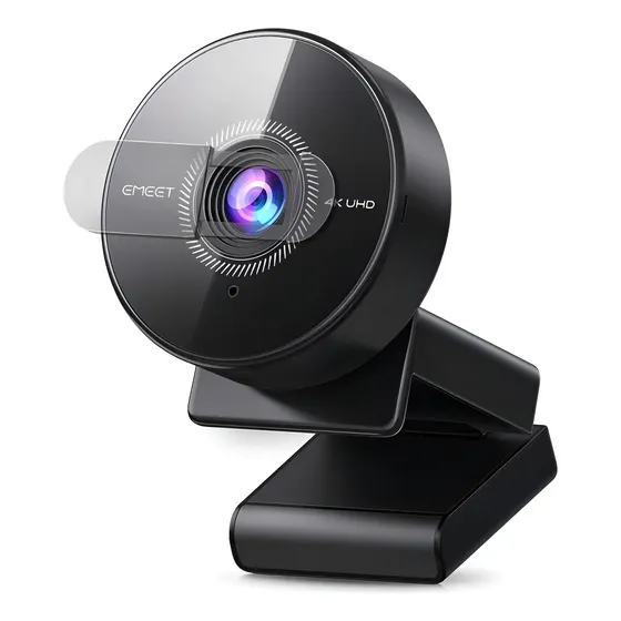 Webcam com cancelamento de ruído preto Emeet C950 4k com foco automático
