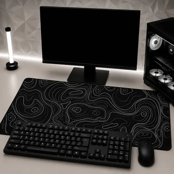 Mouse Pad Gamer Antiderrapante Emborrachado Grande Desk Pad
