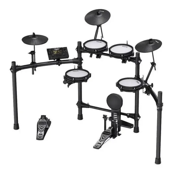 Bateria Eletrônica Profissional Nux Dm-210 Mesh Bluetooth