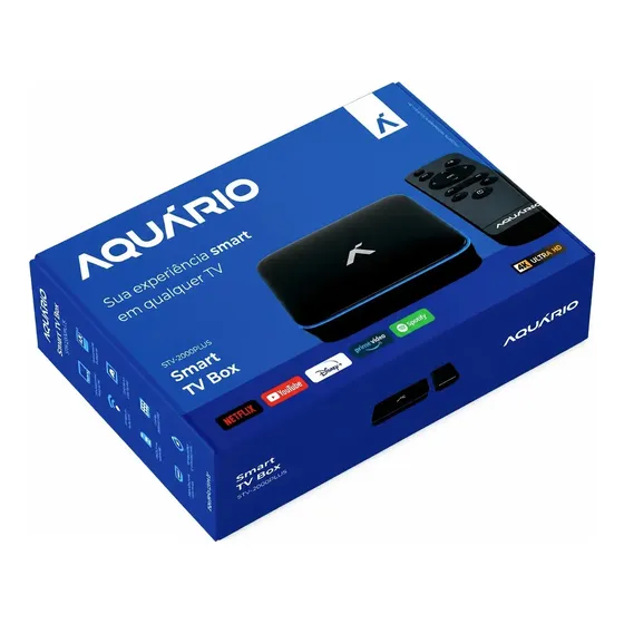 Tv Box Aquário Stv-2000 2gb Ram 4k Smart Tv 16gb Espansão