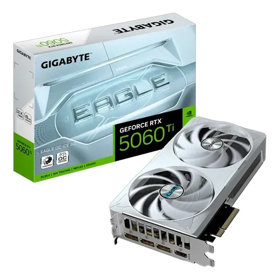 Placa De Vídeo Gigabyte Nvidia Geforce Rtx 5060ti 8gb Gddr7
