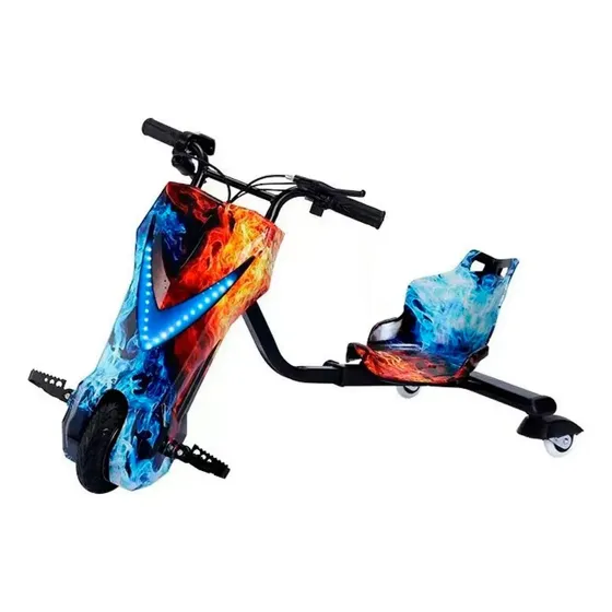 Patinete Elétrico 3 Rodas Triciclo Infantil Drift Grande
