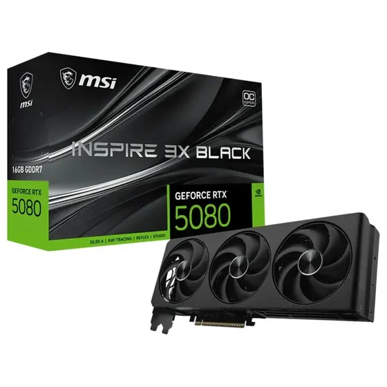 Placa De Vídeo Msi Inspire 3x Oc Black 16gb Geforce Rtx .