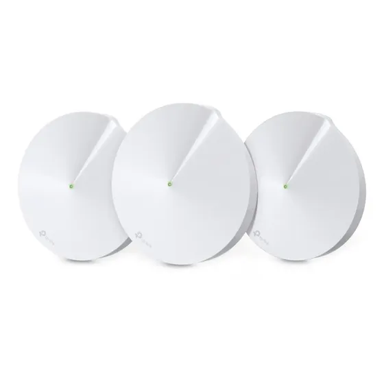 Roteador Wi-Fi Sistema Mesh TP-Link Deco M5 Dual Band AC1300 Pack com 3 Unidades