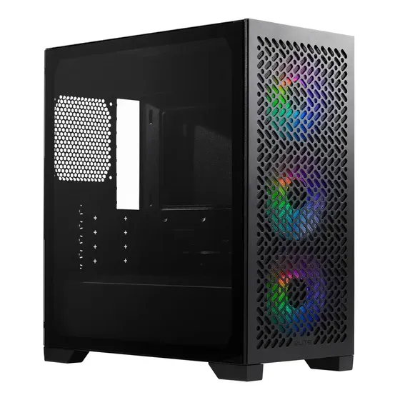 Gabinete Cooler Master Elite 302 M-atx Lateral Vidro Preto