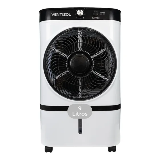 Climatizador 9l Ventisol 65w Branco/preto Cli09-01 127v