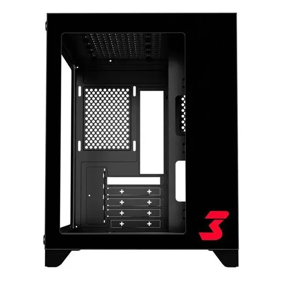 Gabinete Gamer DT3 Sports Hyper Vidro Temperado M-ATX Preto