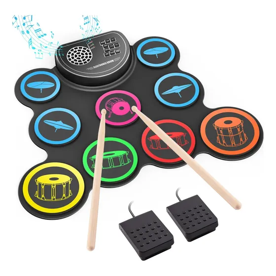Conjunto De Tambores Eletrônicos Para Máquina De Kit De Bate