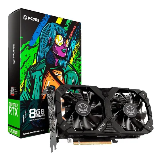Placa De Video Pcyes Geforce Rtx 2060 Super 8gb Gddr6