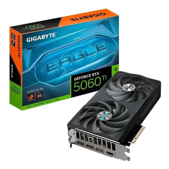 Placa De Vídeo Gigabyte Rtx 5060 Ti Eagle Oc 8g Gddr7