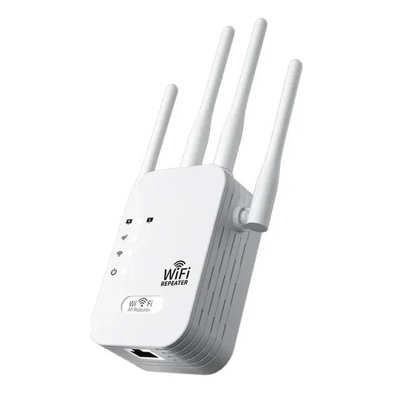 Repetidor De Sinal Wi-fi 4 Antenas 2.4ghz Amplificador