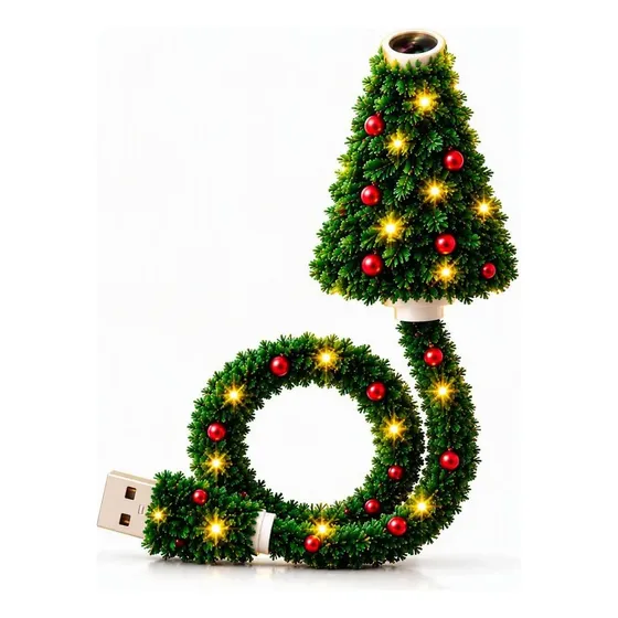 Green Usb Led Christmas Tree Projector
