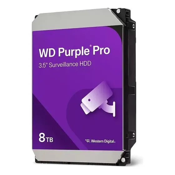 Hd Interno Wd Purple Pro Smart, 8tb, Sata, 3.5' - Wd8002purp