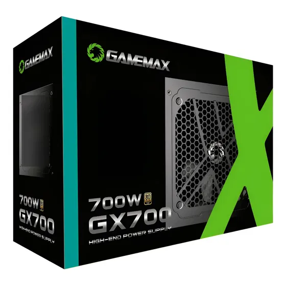 Fonte Atx Gamemax 700w 80 Plus Gold Pfc Ativo