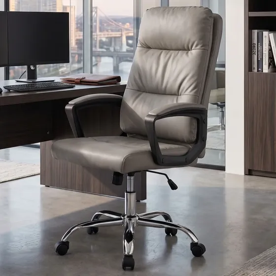 Cadeira Presidente Aura Ergonômica Reclinável Giratória Luxo