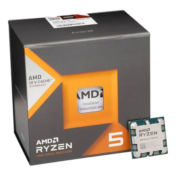 Processador Amd Ryzen 5 7600x3d De 6 Núcleos Para Am5