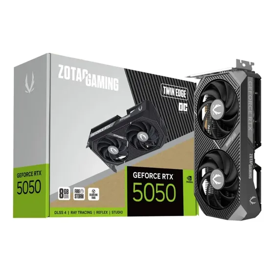 Placa De Video Rtx 5050 Zotac Twin Edge Oc 8gb Gddr6 Dlss