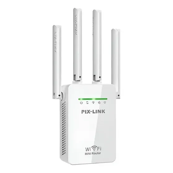 Repetidor Wifi Pix-link 300mbps 4 Antenas Extensor Repetidor Wifi Pix-link 300mbps 4 Antenas Extensor