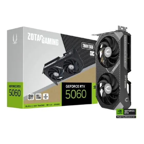 Placa De Vídeo Zotac Geforce Rtx 5060 Twin Edge Oc 8gb