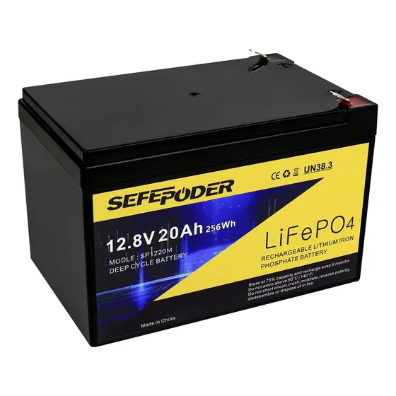 Bateria De Lítio Lifepo4 Sefepoder De 12 V E 20 Ah