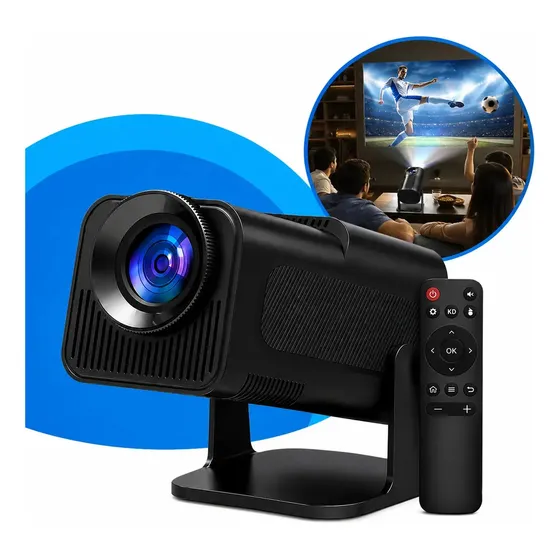 Mini Projetor ONLYSITE HY320 LED HD 720p com Android, Wi-Fi e Bluetooth Mini Projetor ONLYSITE HY320 LED HD 720p com Android, Wi-Fi e Bluetooth