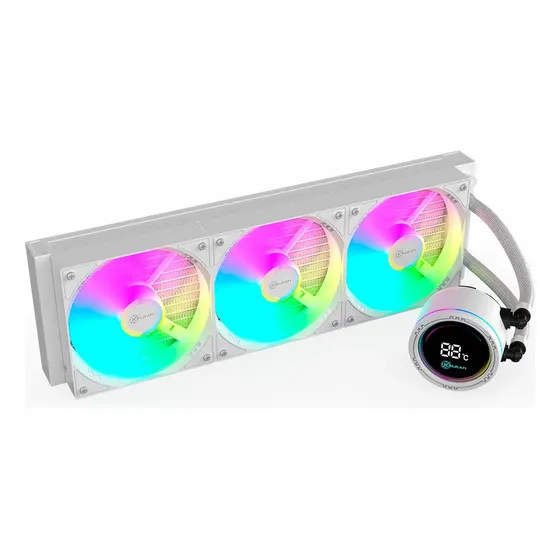 Water Cooler Gamer Kalkan Alpha 360 Argb Com Display Branco Water Cooler Gamer Kalkan Alpha 360 Argb Com Display Branco